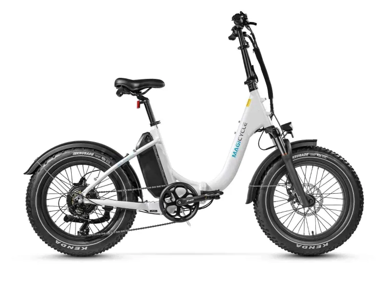Magicycle Jaguarundi e-bike white side profile
