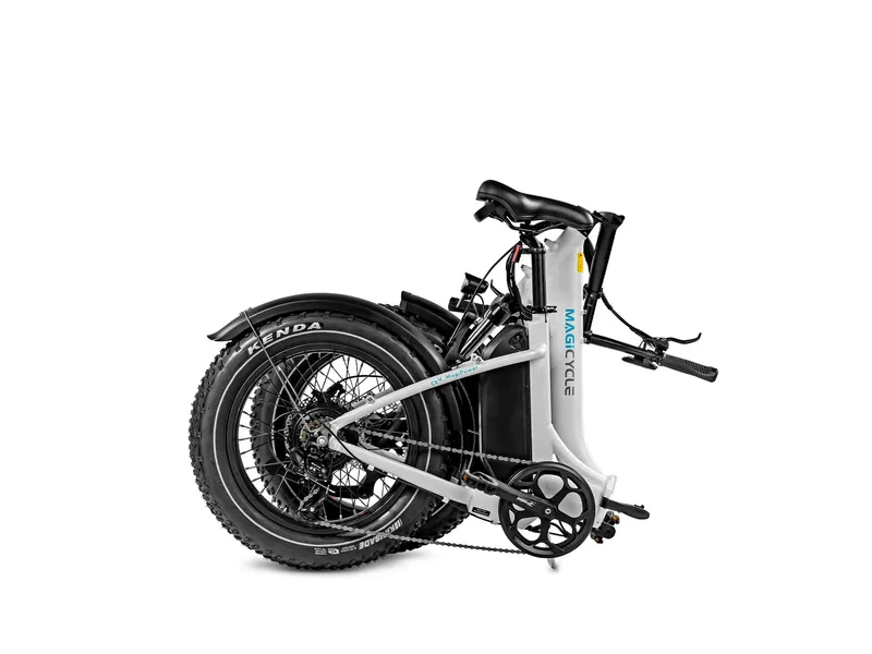 Magicycle Jaguarundi e-bike white collapsed