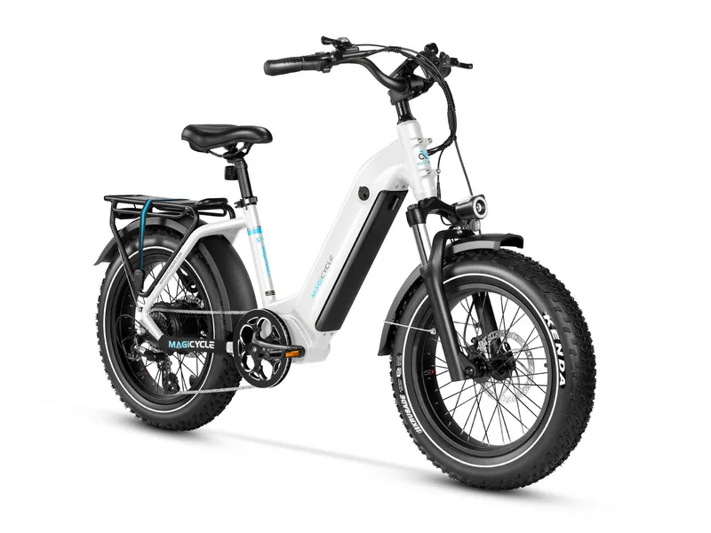 Magicycle Ocelot e-bike white front view