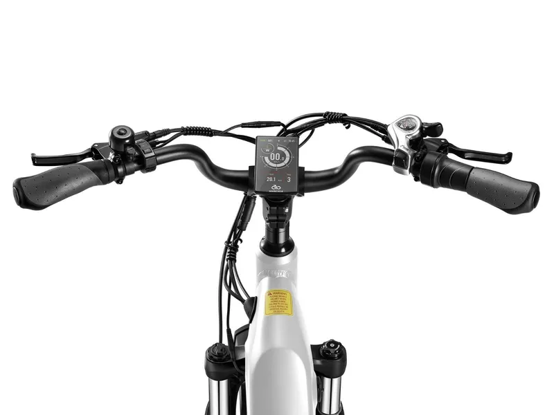 Magicycle Ocelot e-bike white with black handlebars