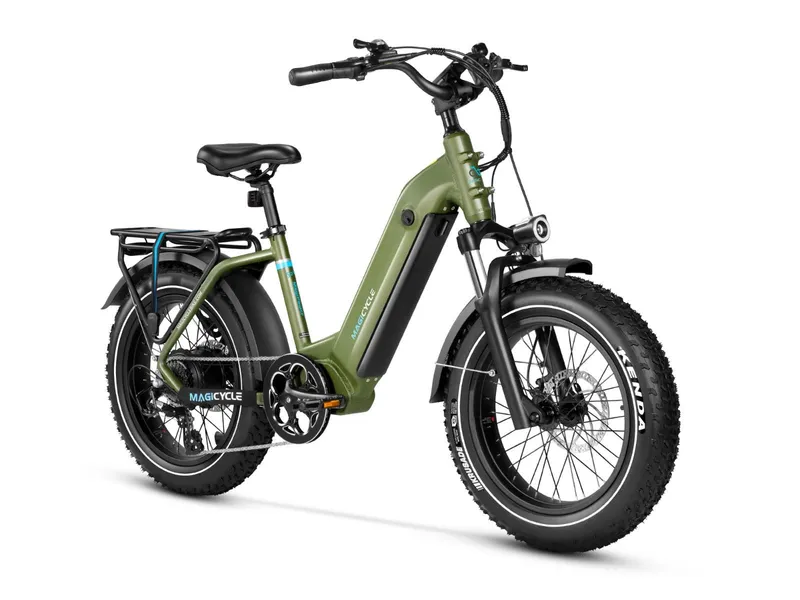 Magicycle Ocelot e-bike green front view