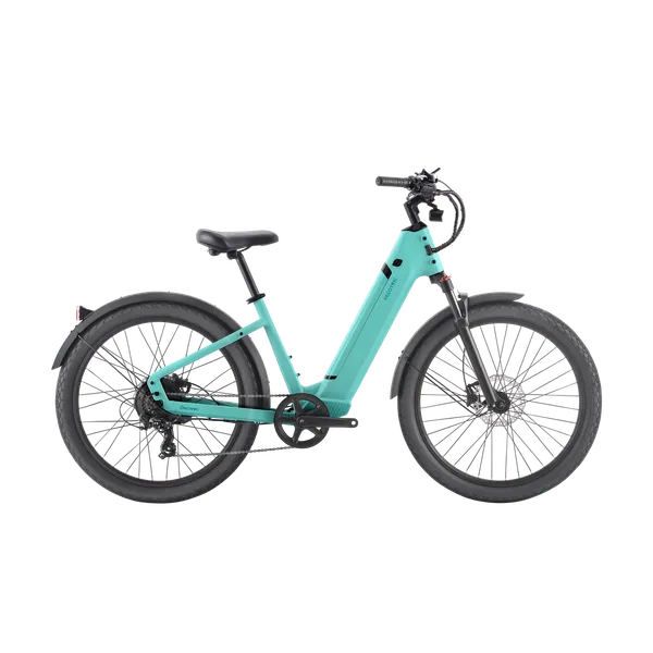 Velotric Discover mint green e-bike side view