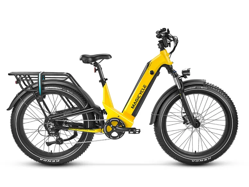 Magicycle e-bike yellow