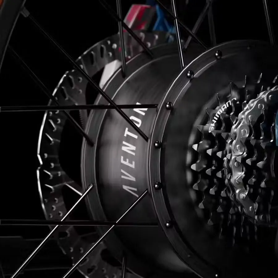 Aventon e-bike shiamno gears