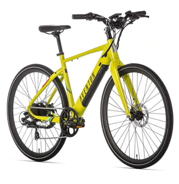 Aventon e-bike yellow