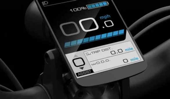 E-bike speed gauge
