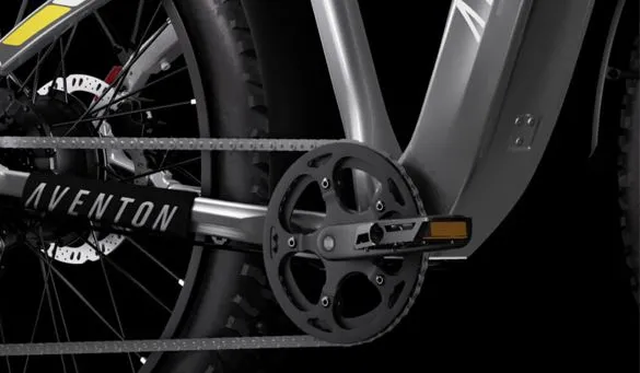 Aventon e-bike gear and pedal