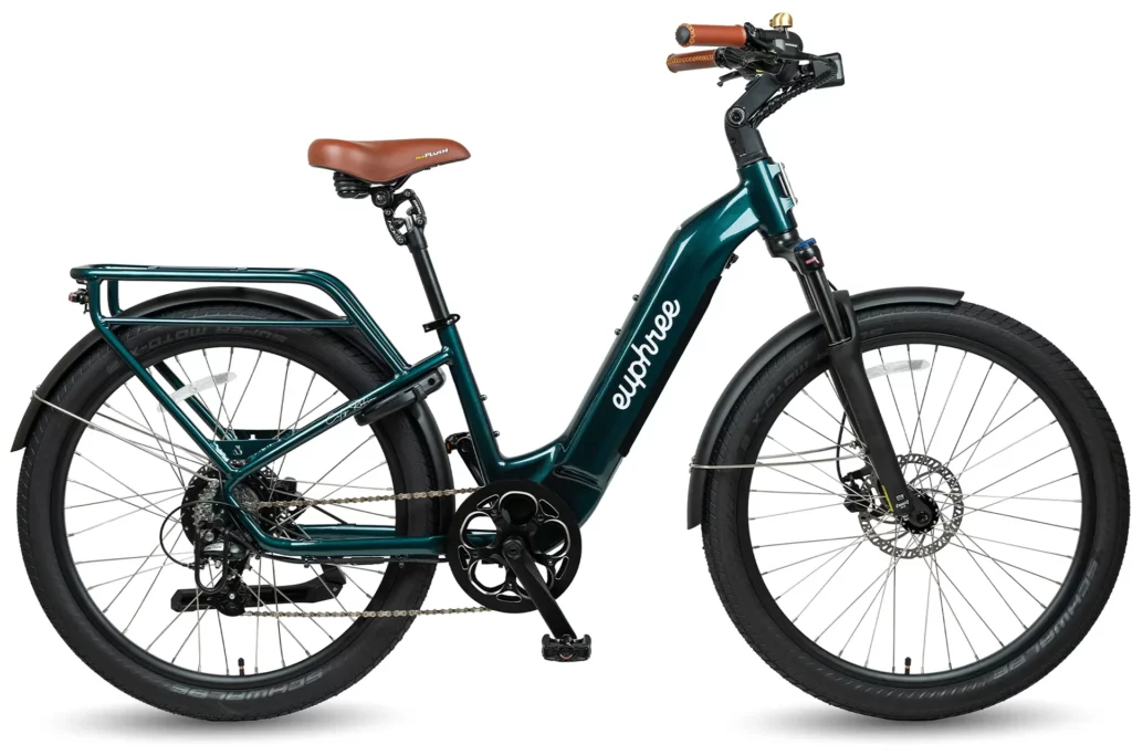 Lets Roll green e-bike