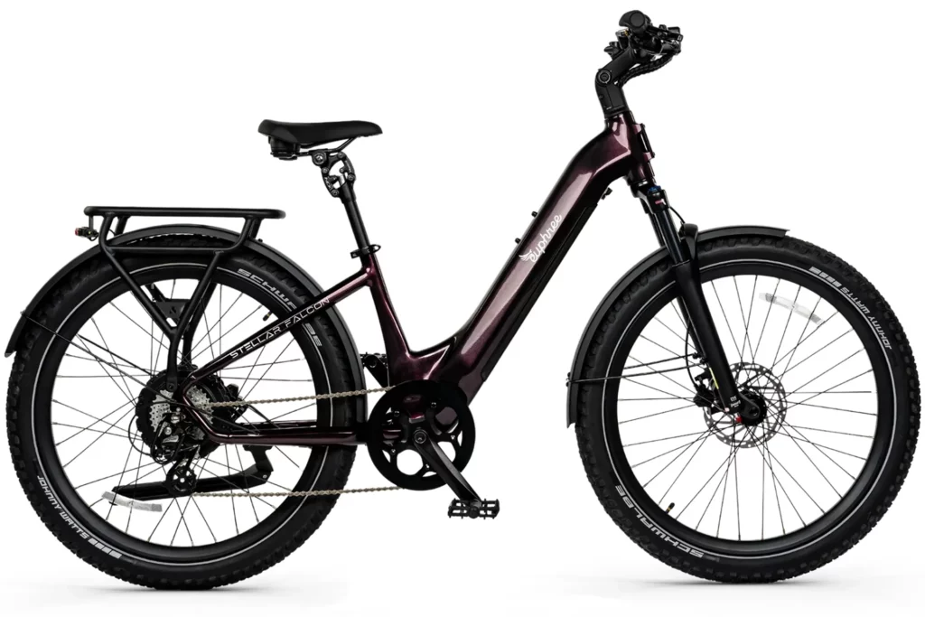 Lets Roll red e-bike