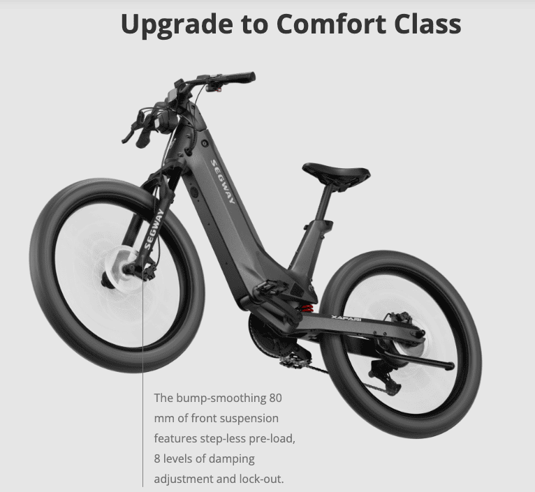 Black Segway Xafari e-bikes