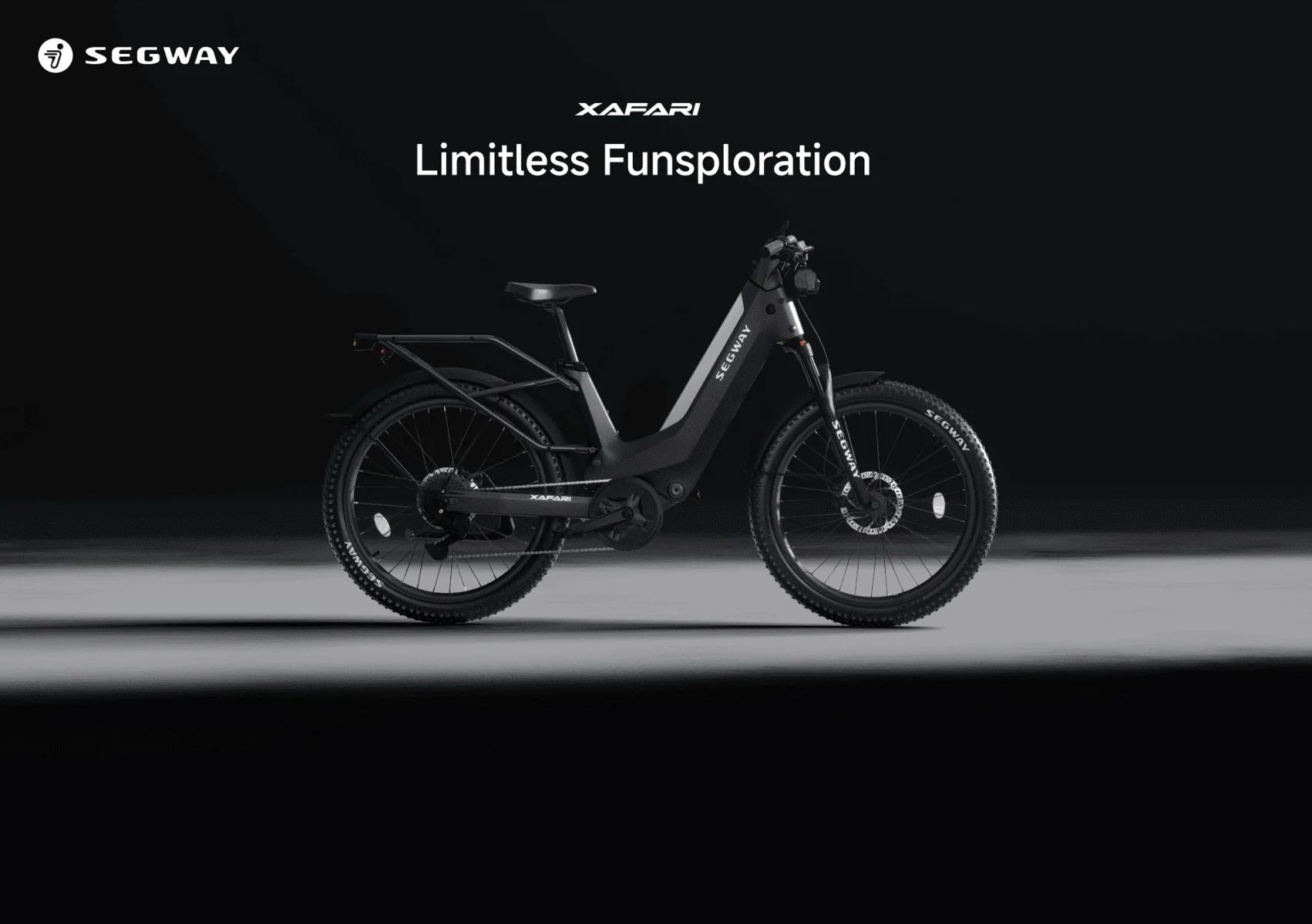 Black Segway Xafari e-bikes