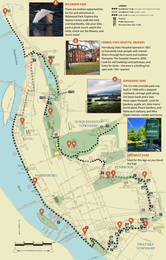 Capital Area Greenbelt rail trail