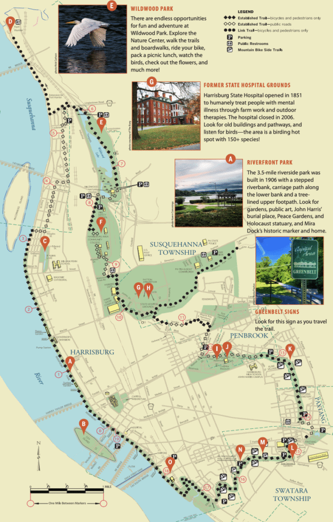 Capital Area Greenbelt rail trail