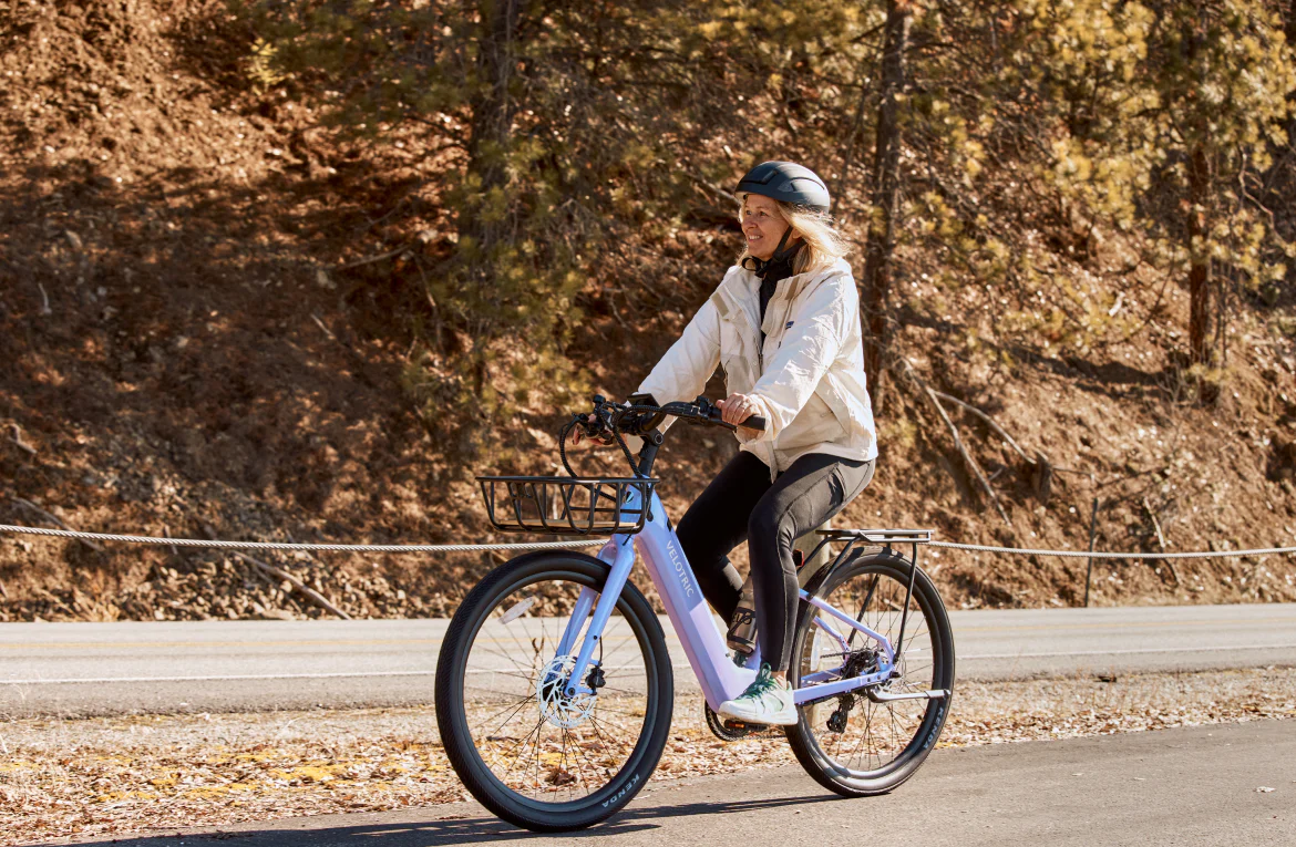 lady riding violet haze breeze