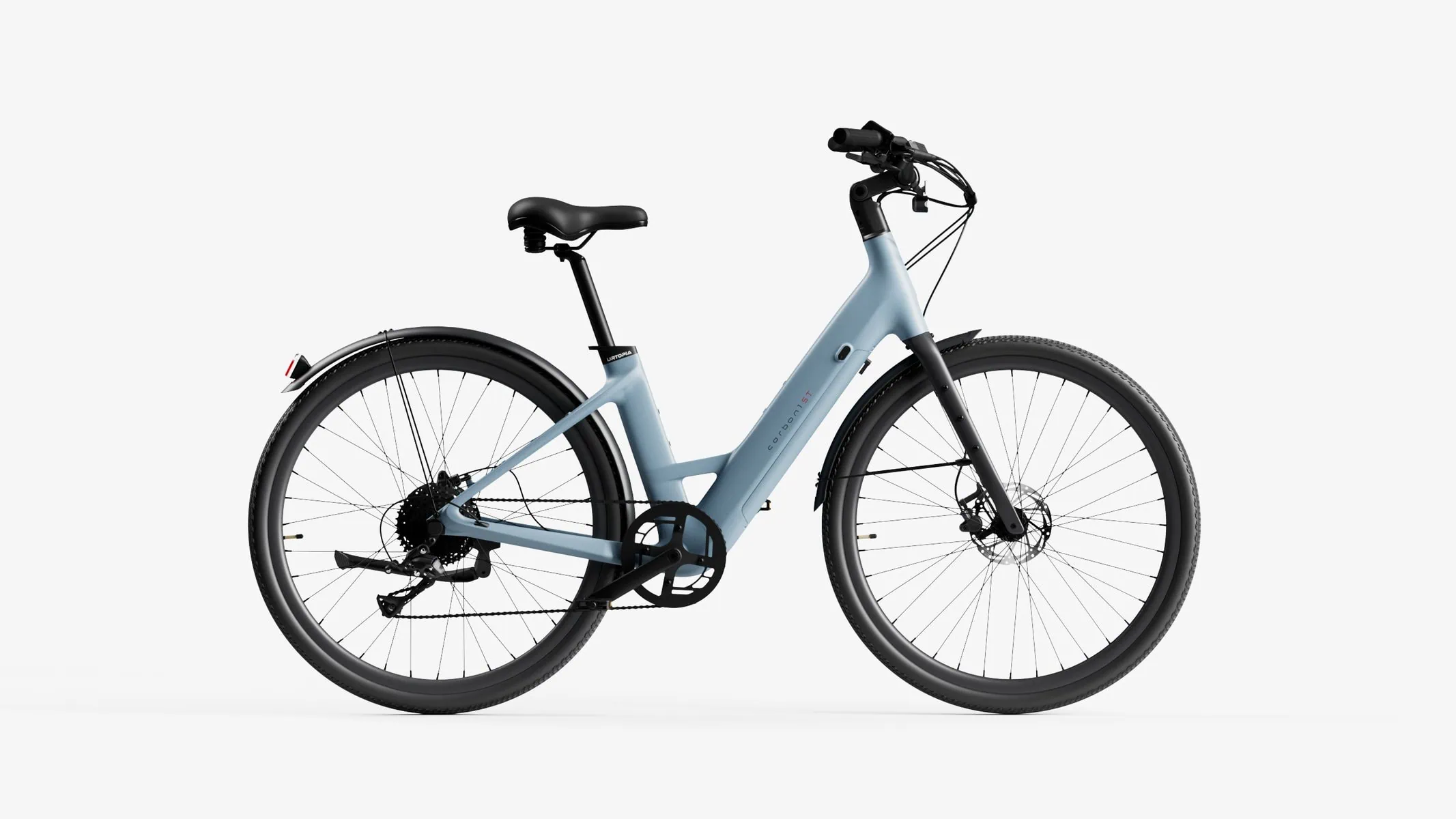 Carbon Classic Step-Thru blue electric bike