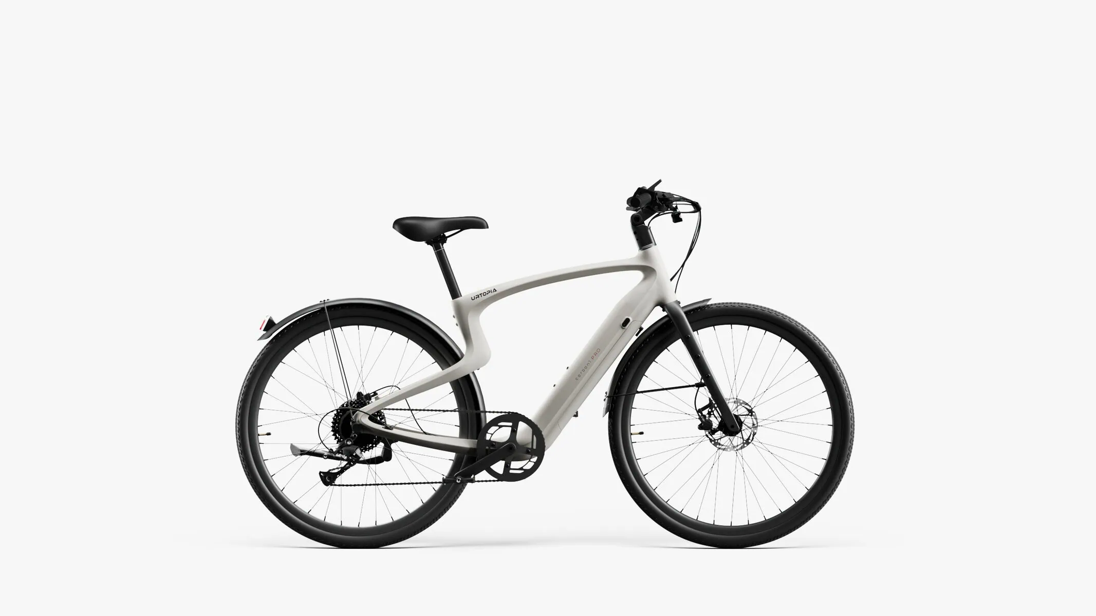 Carbon Classic electric bike cream color