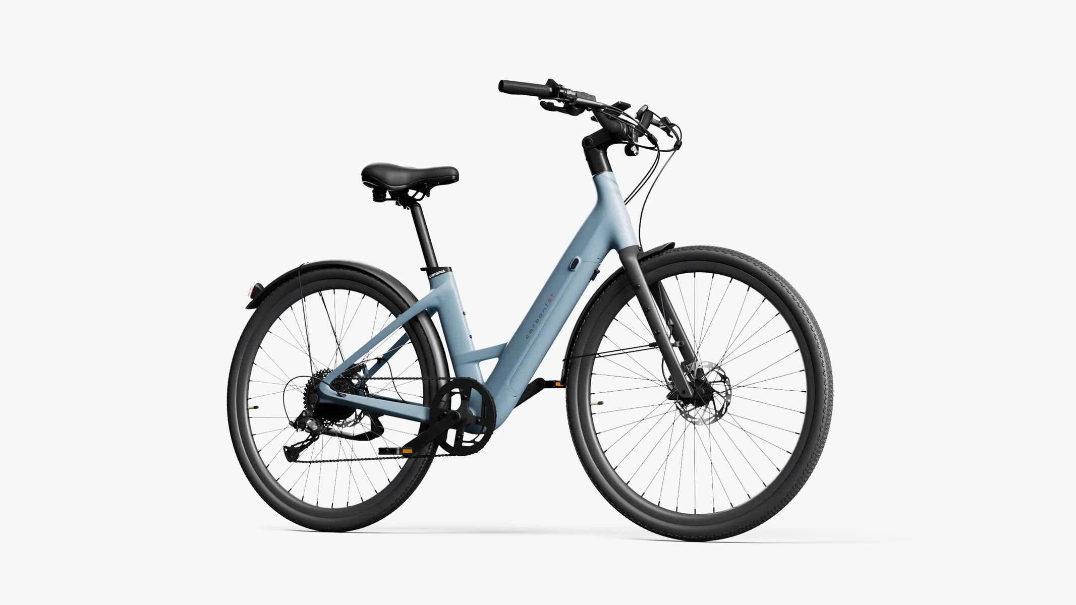 Carbon Classic Step-Thru blue electric bike