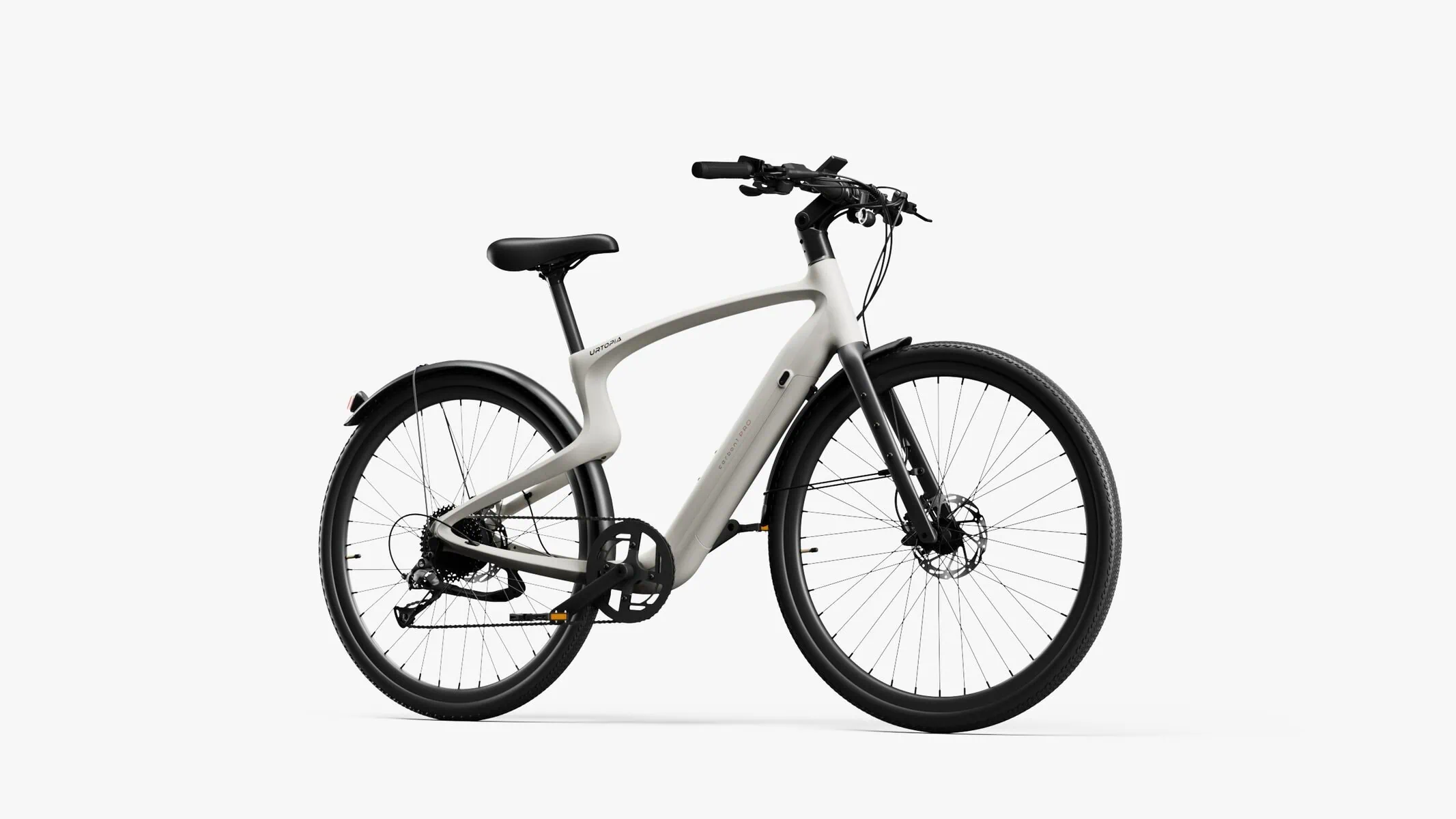 Carbon Classic electric bike cream color