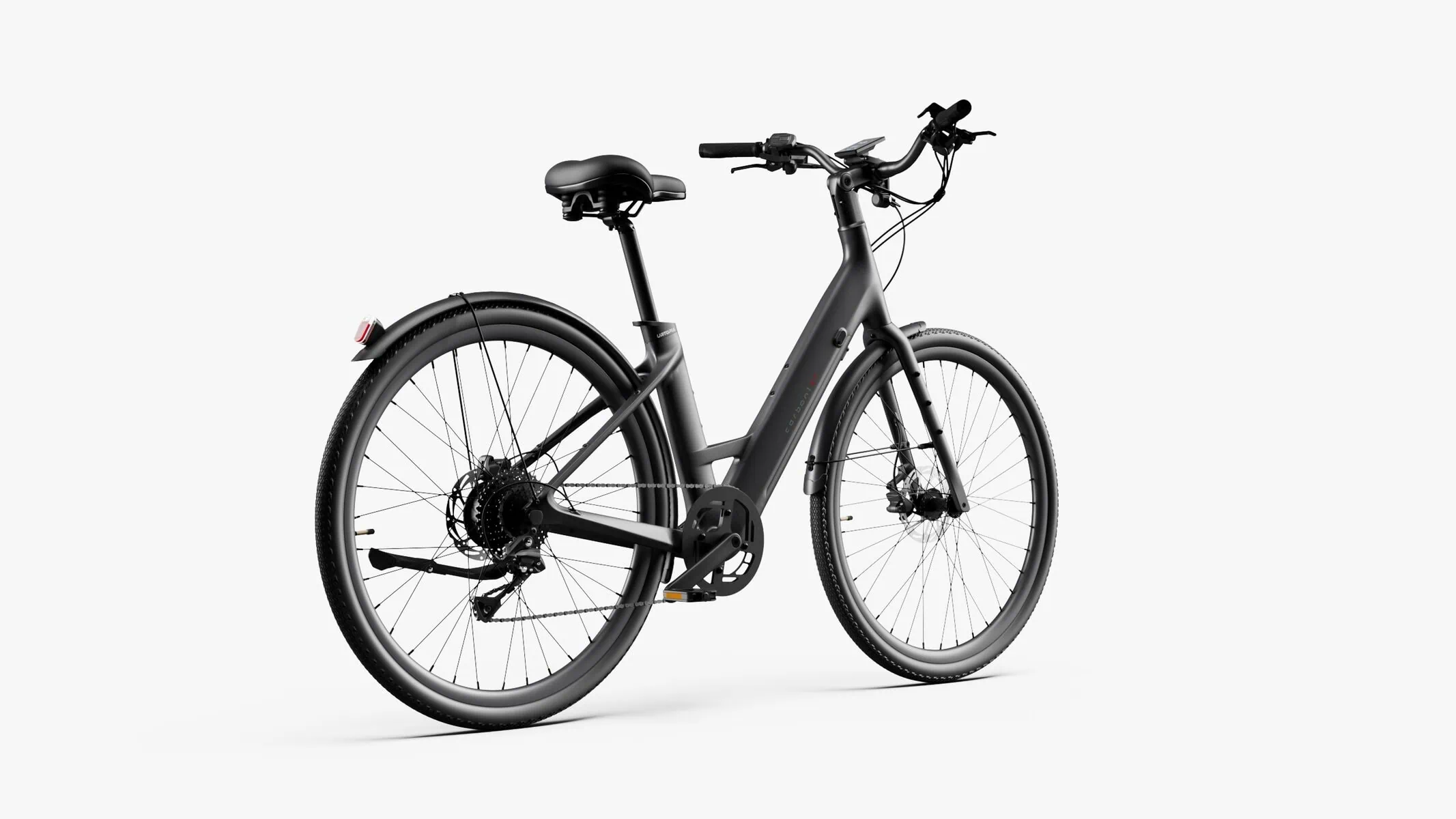 Carbon Classic Step-Thru black electric bike