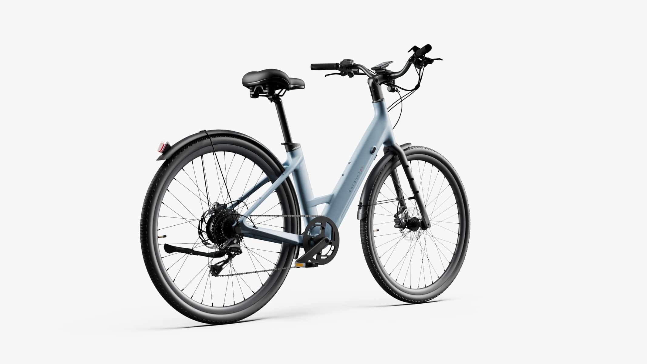 Carbon Classic Step-Thru blue electric bike