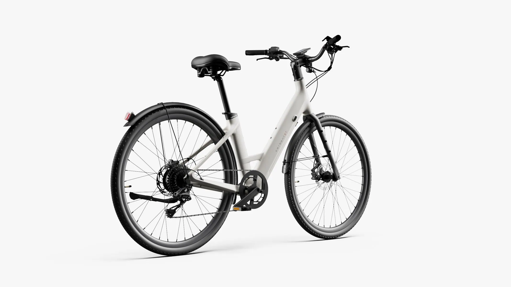 Carbon Classic Step-Thru cream electric bike