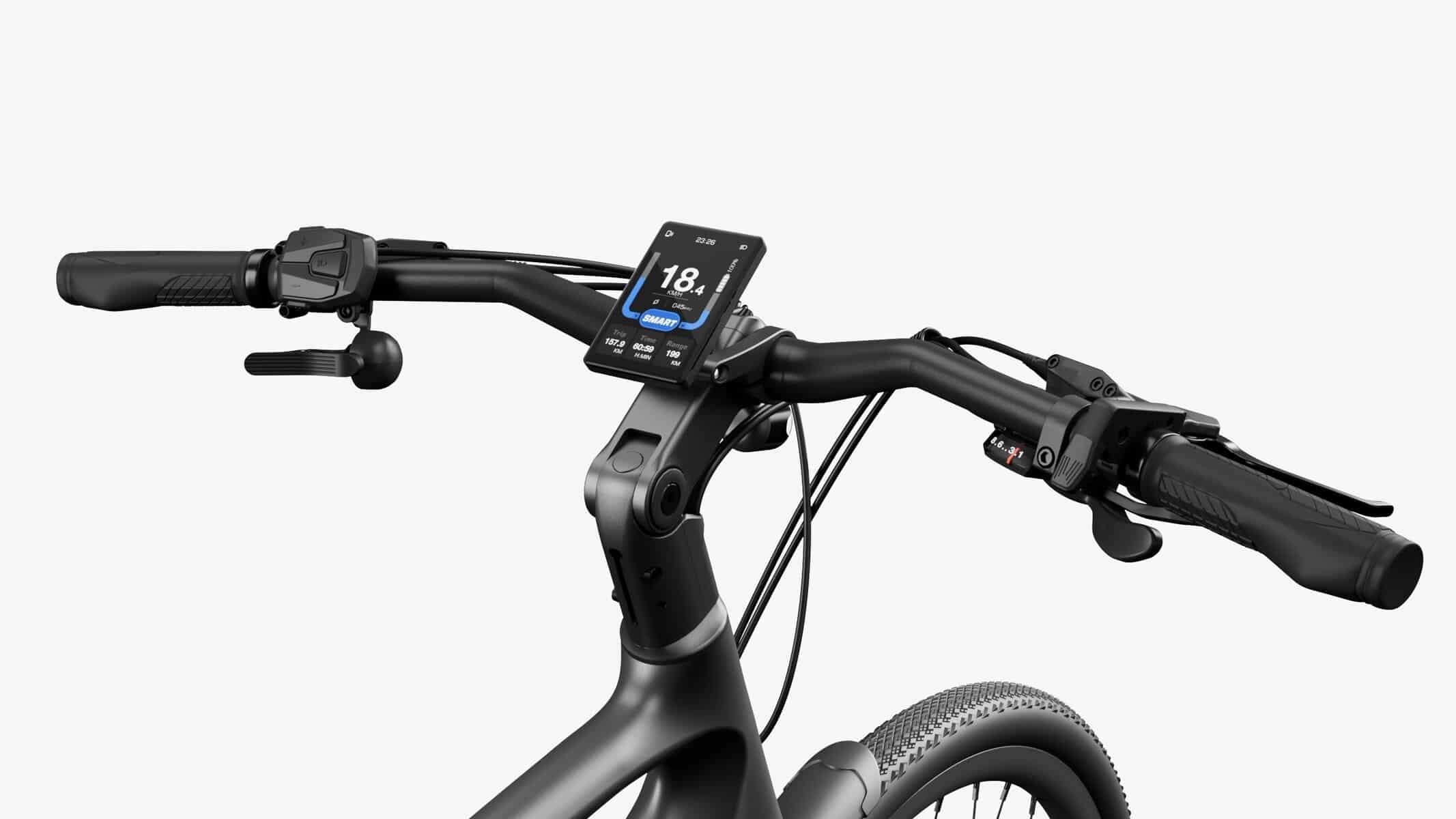 Carbon Classic handle bars and screen