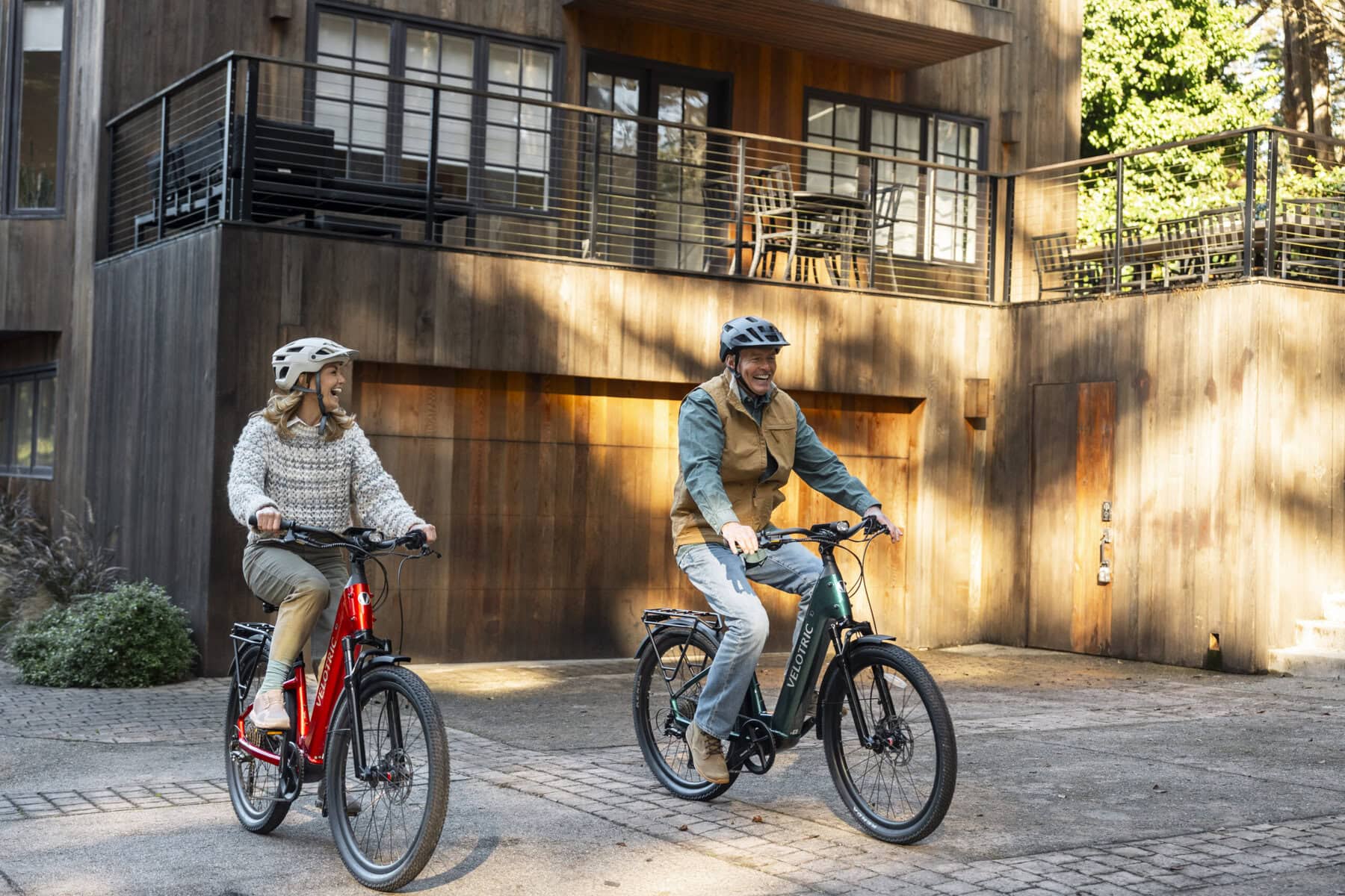 E-bike rider photo at Let's Roll Lancaster