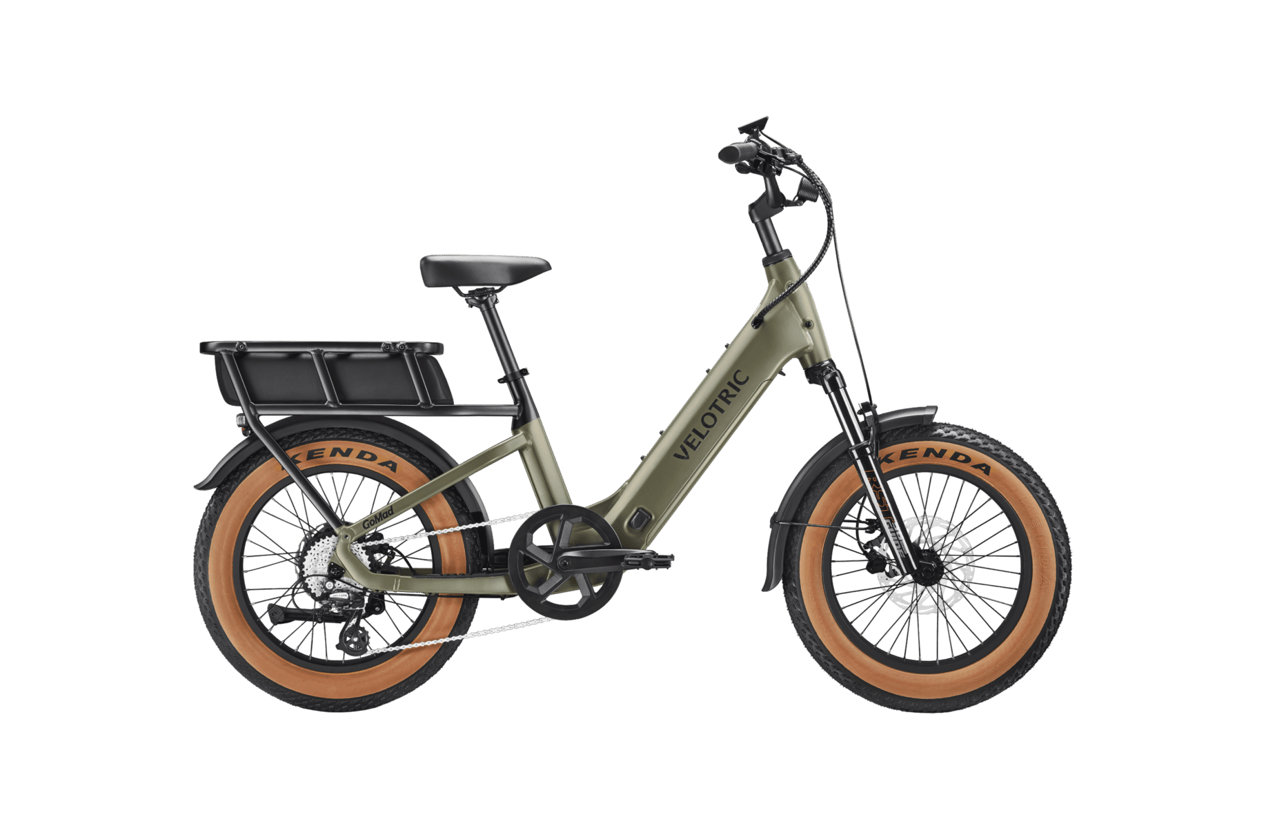 Velotric Gomad e-bike in Sage color, right side view