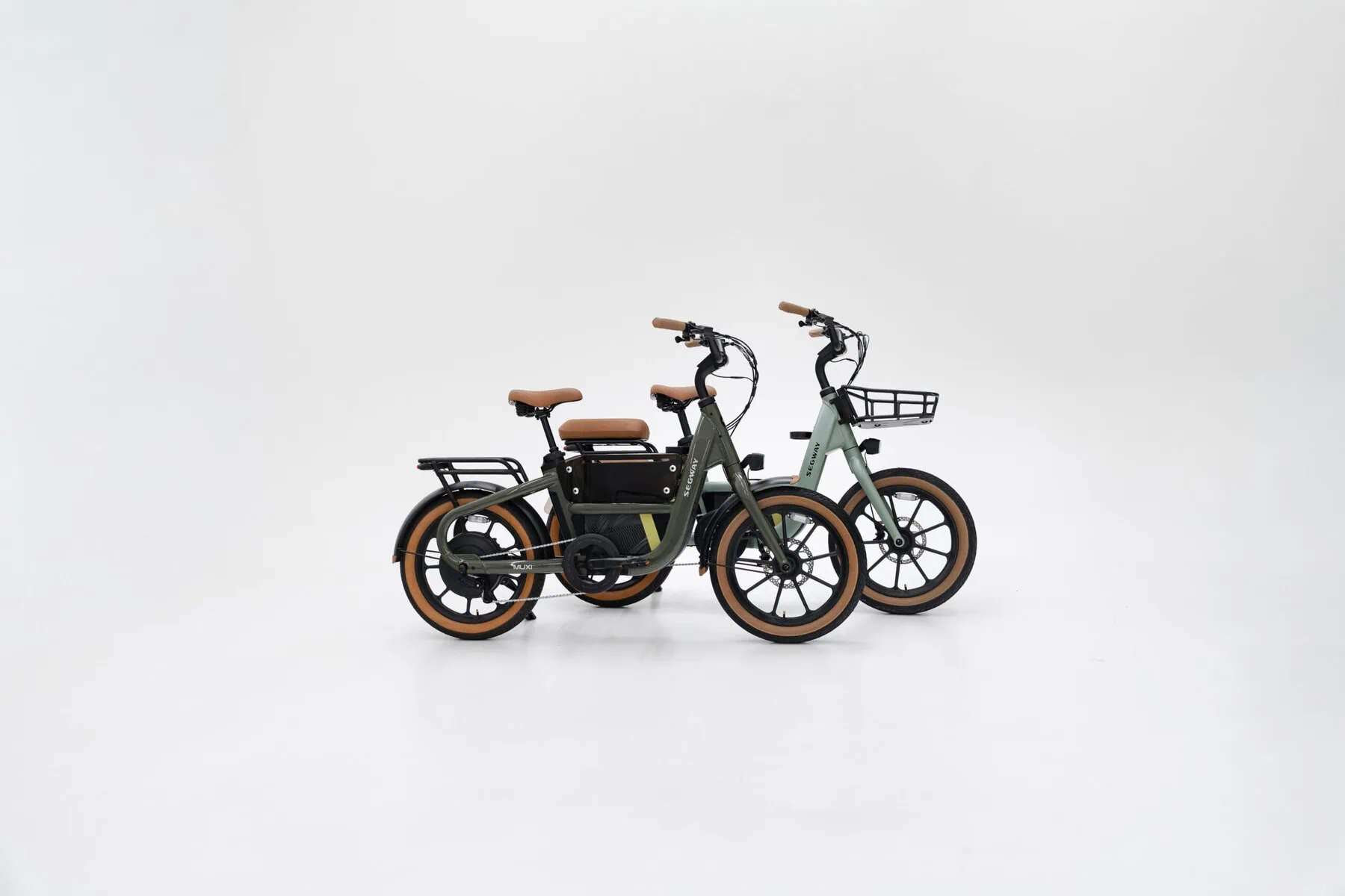 Segway Ebike MUXI Olive Rush and Dusty Sage right