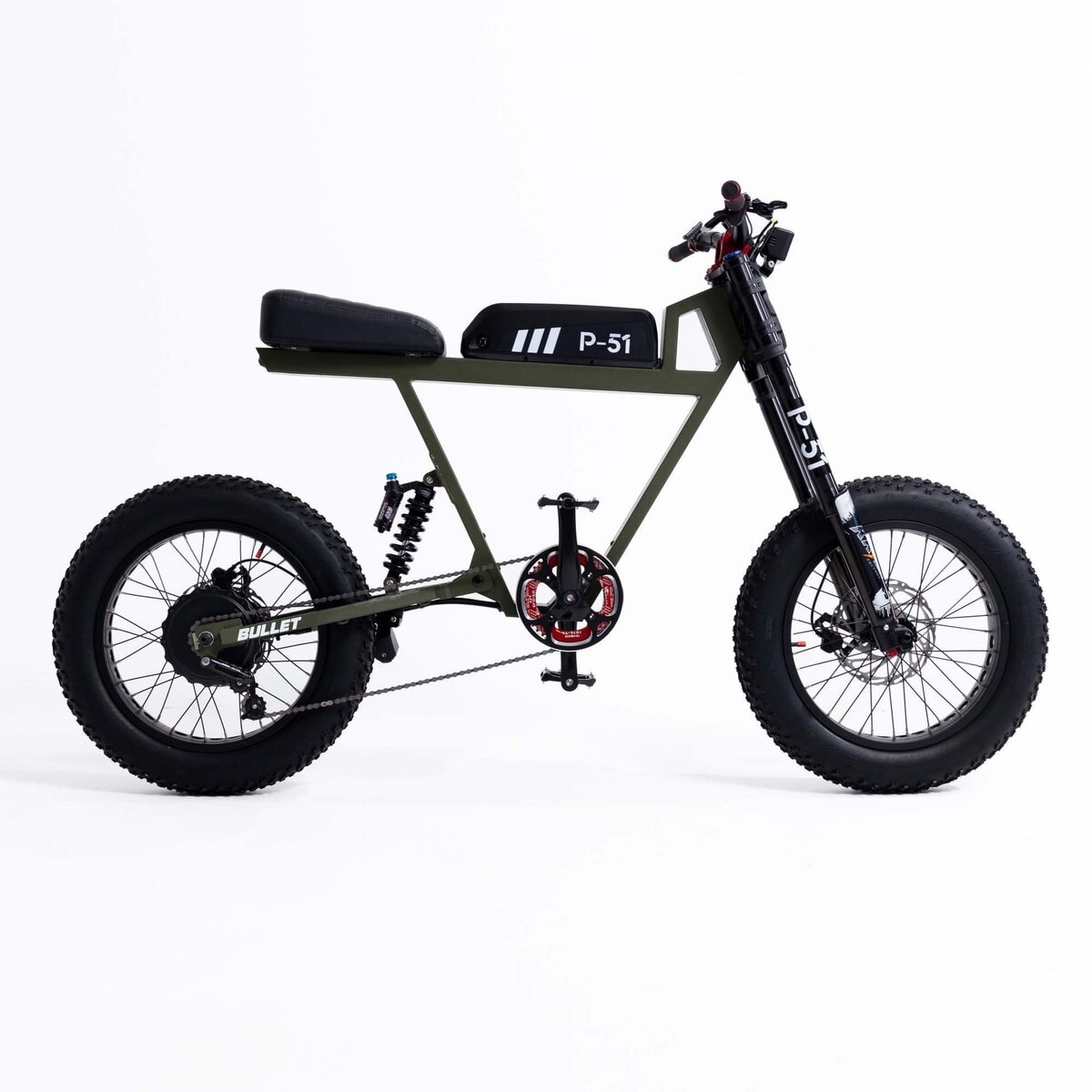 P-51 Bullet moto-style electric bike