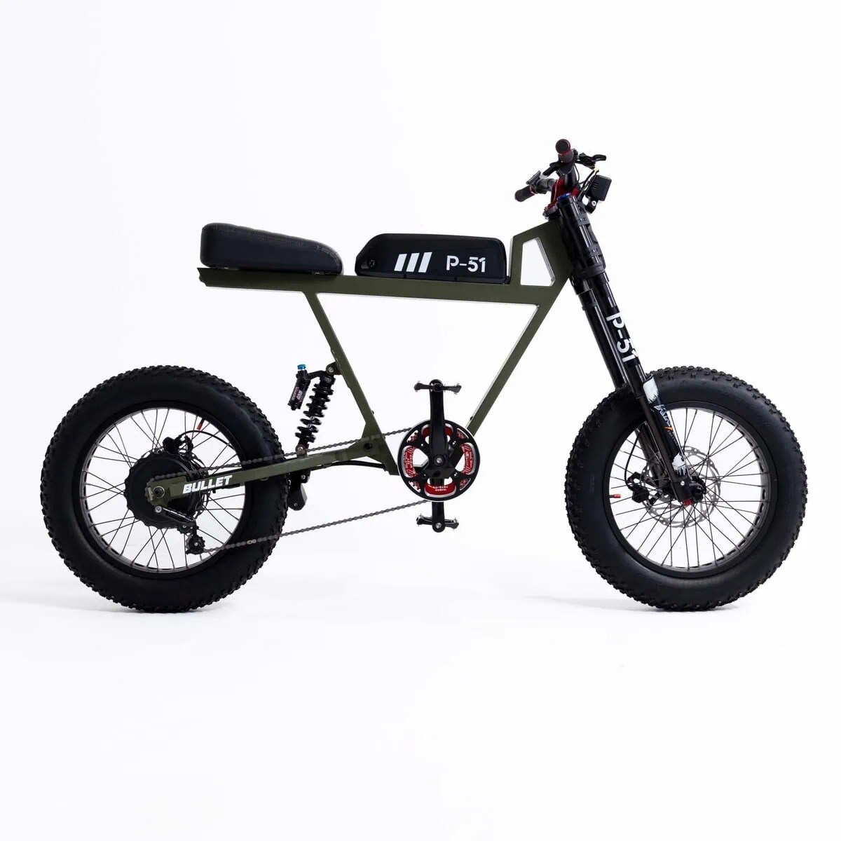 P-51 Bullet moto-style electric bike